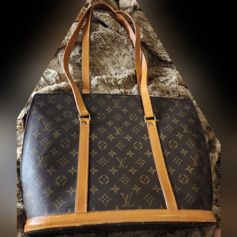 Authentic Louis Vuitton Babylon Tote Bag - Classic Brown Monogram Canvas